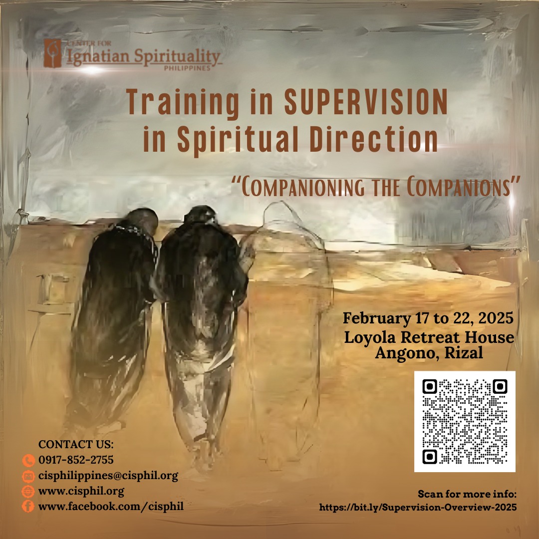 Training in SUPERVISION in Spiritual Direction 2025 – Center for Ignatian Spirituality – Philippines